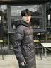 准者（RIGORER）长款羽绒服男2026秋冬新款连帽保暖防风加厚运动户外休闲情侣外套 纯正黑 L (175) 实拍图