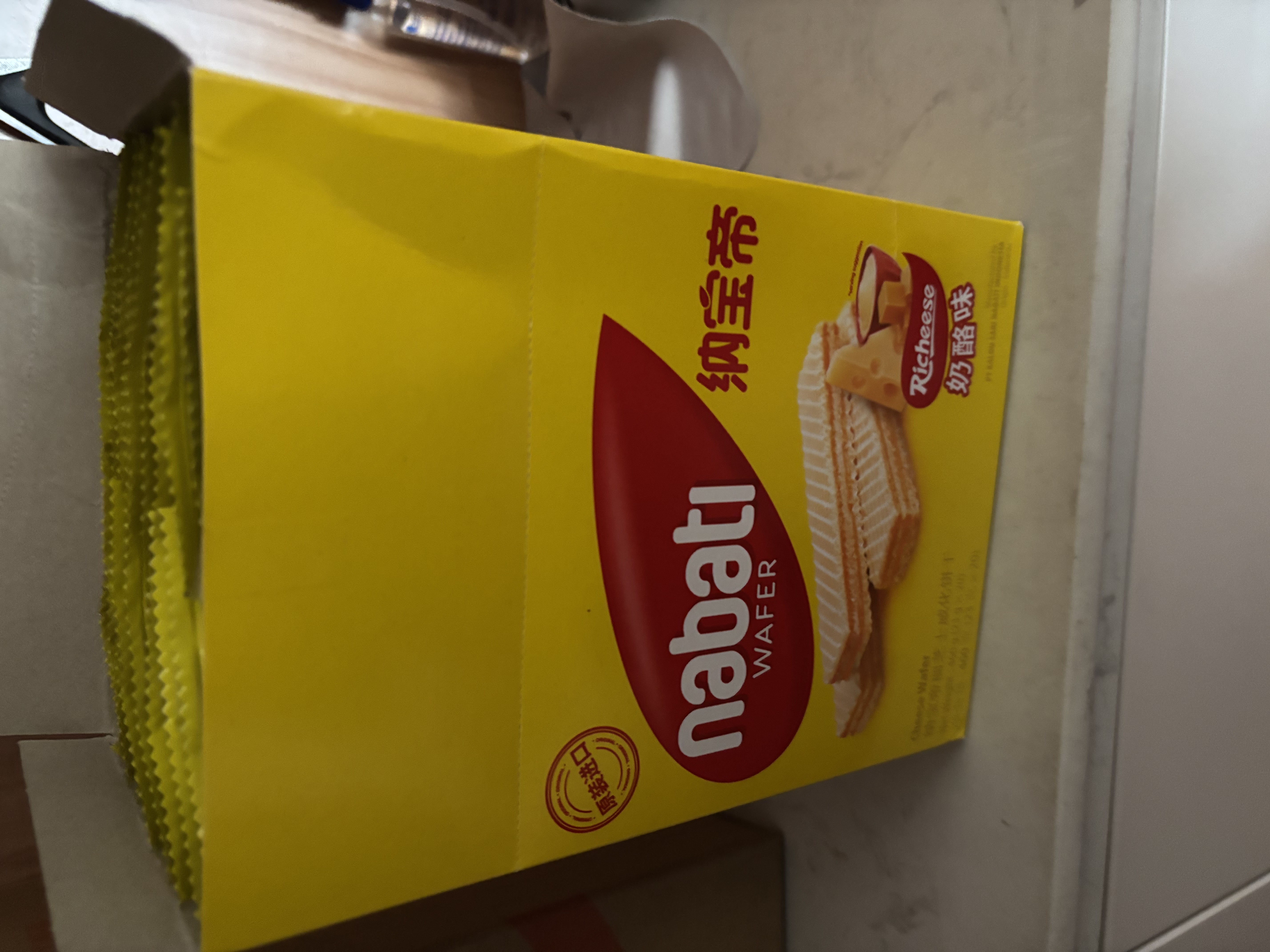 丽芝士（Richeese）印尼进口Nabati奶酪味饼干送礼礼物芝士夹心休闲零食囤货460g/盒 实拍图