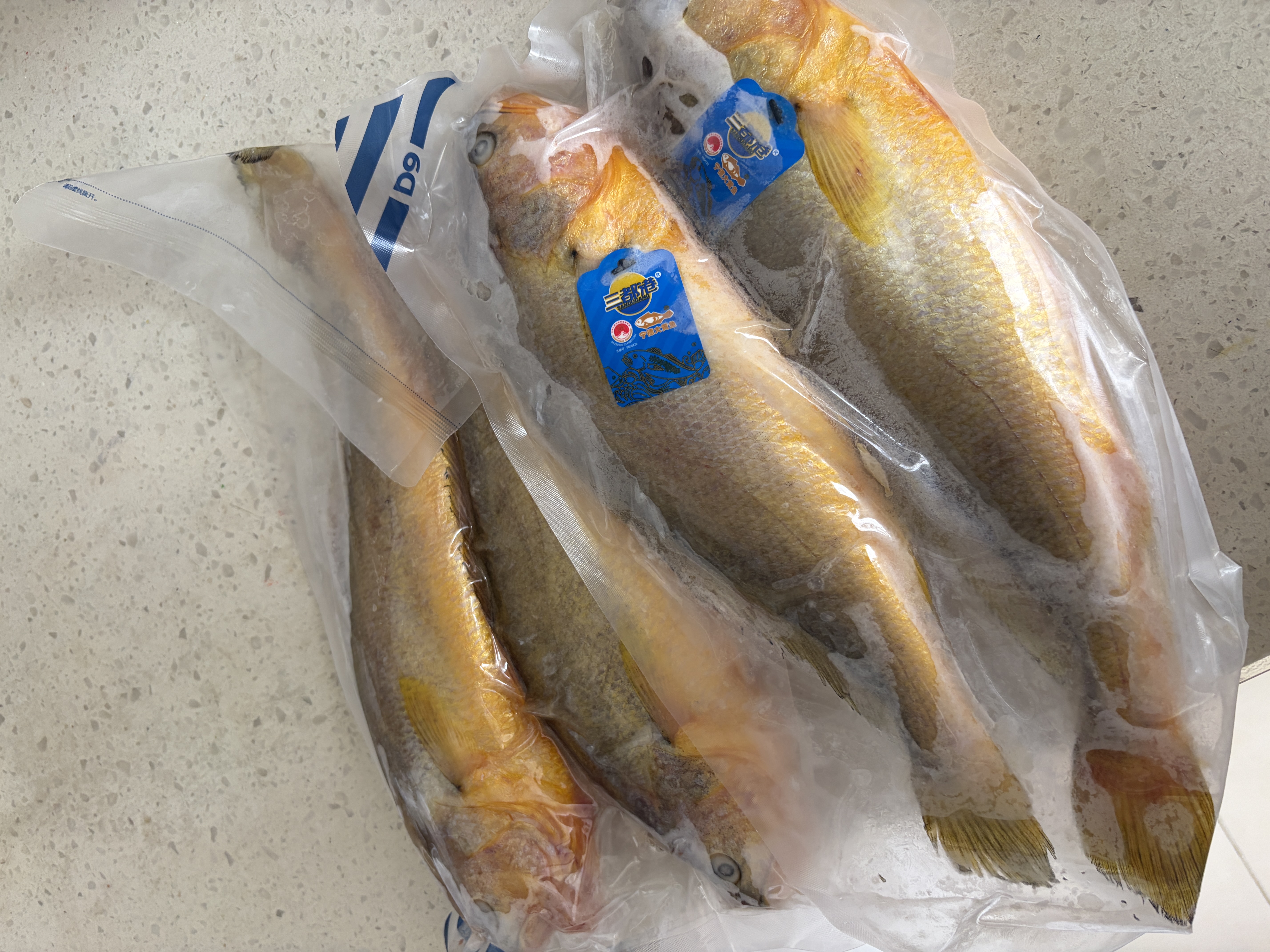 海名威 冷冻黄花鱼700g/2条装 宁德大黄鱼 海鱼 生鲜鱼类 海鲜水产 实拍图