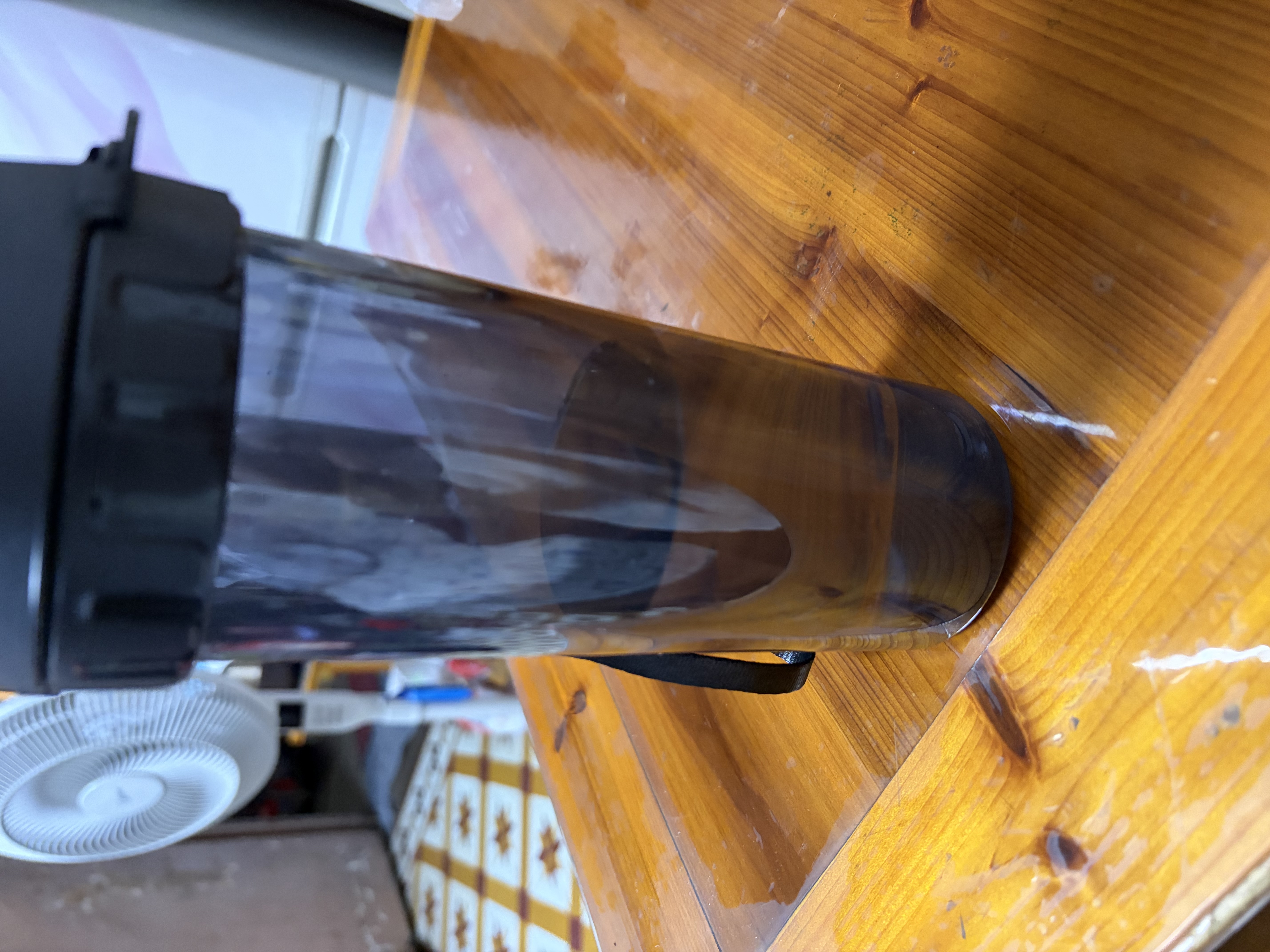 特百惠（Tupperware）茶韵500ml塑料杯男女士学生运动水杯子大容量泡茶杯 酷炫黑 实拍图