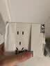 公牛（BULL）明装大板开关插座 G59系列 一开单控五孔插座  G59E333 实拍图