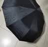 箱居全自动雨伞加固加厚结实抗风大号防晒遮阳伞男女折叠晴雨伞太阳伞 加固黑胶晴雨伞-真24骨自动黑色 实拍图