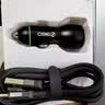 360车载充电器数据线套装1A1C 66W+PD36W双路超级快充HC-69S 点烟器充电头一拖二转换器适用苹果华为 实拍图