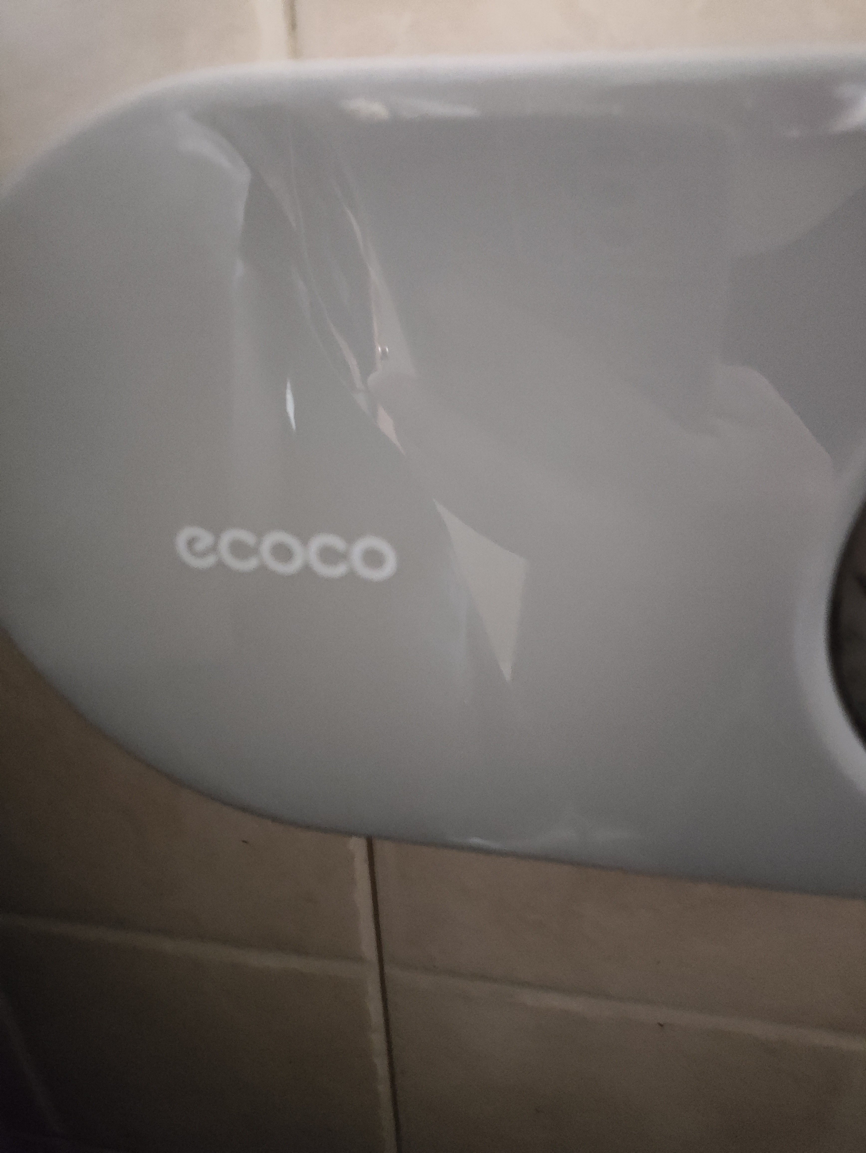 ecoco保鲜膜收纳盒抽取式一次性保鲜膜罩收纳盒免打孔收纳盒E24087灰 实拍图