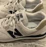 NEW BALANCE秋冬男女同款复古灰色耐磨轻便运动休闲鞋574系列ML574LGI 41.5 实拍图