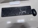 联想（Lenovo）KN210键盘鼠标套装 2.4G无线键鼠套装 全尺寸商务办公  笔记本电脑键盘台式机一体机 黑色 实拍图