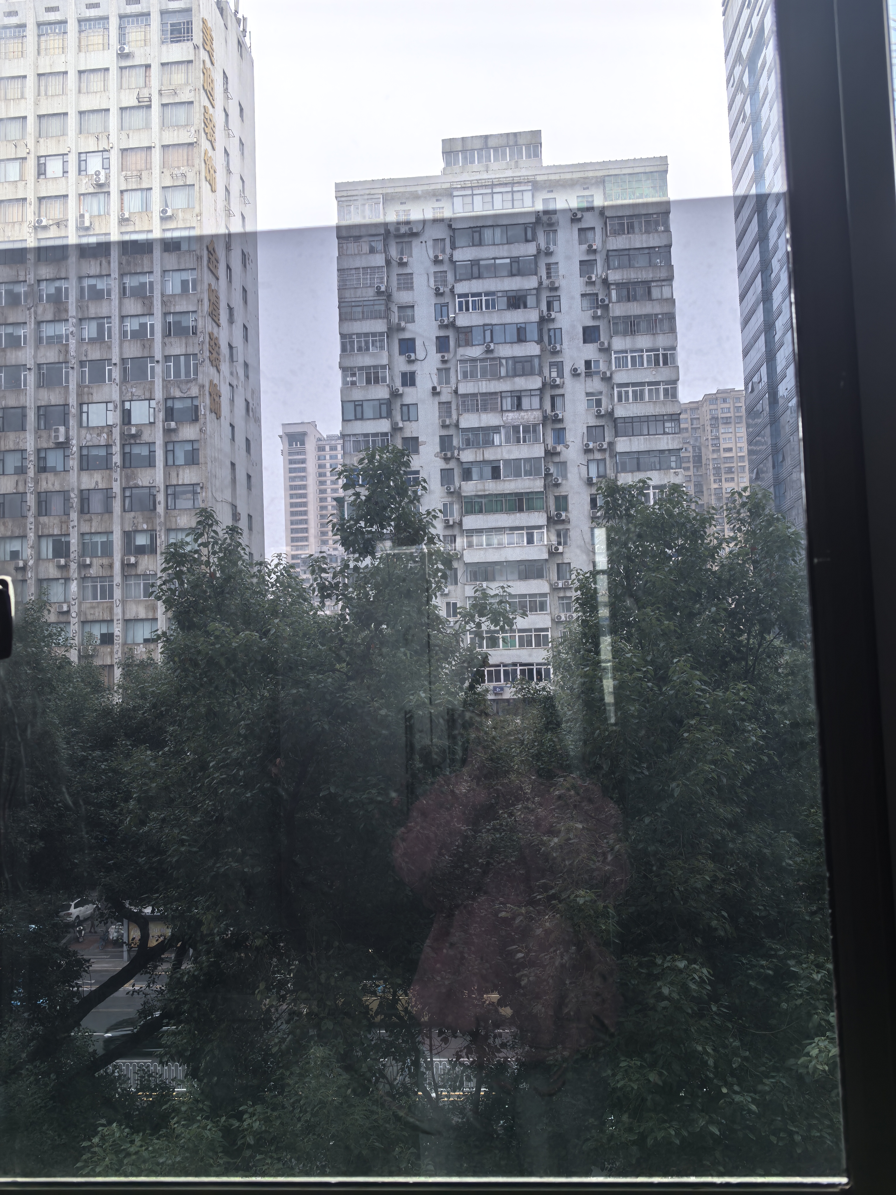 金隆兴窗户防晒隔热膜阳台玻璃遮阳单向透视防窥隐私膜贴纸半遮光0.9*2m 实拍图