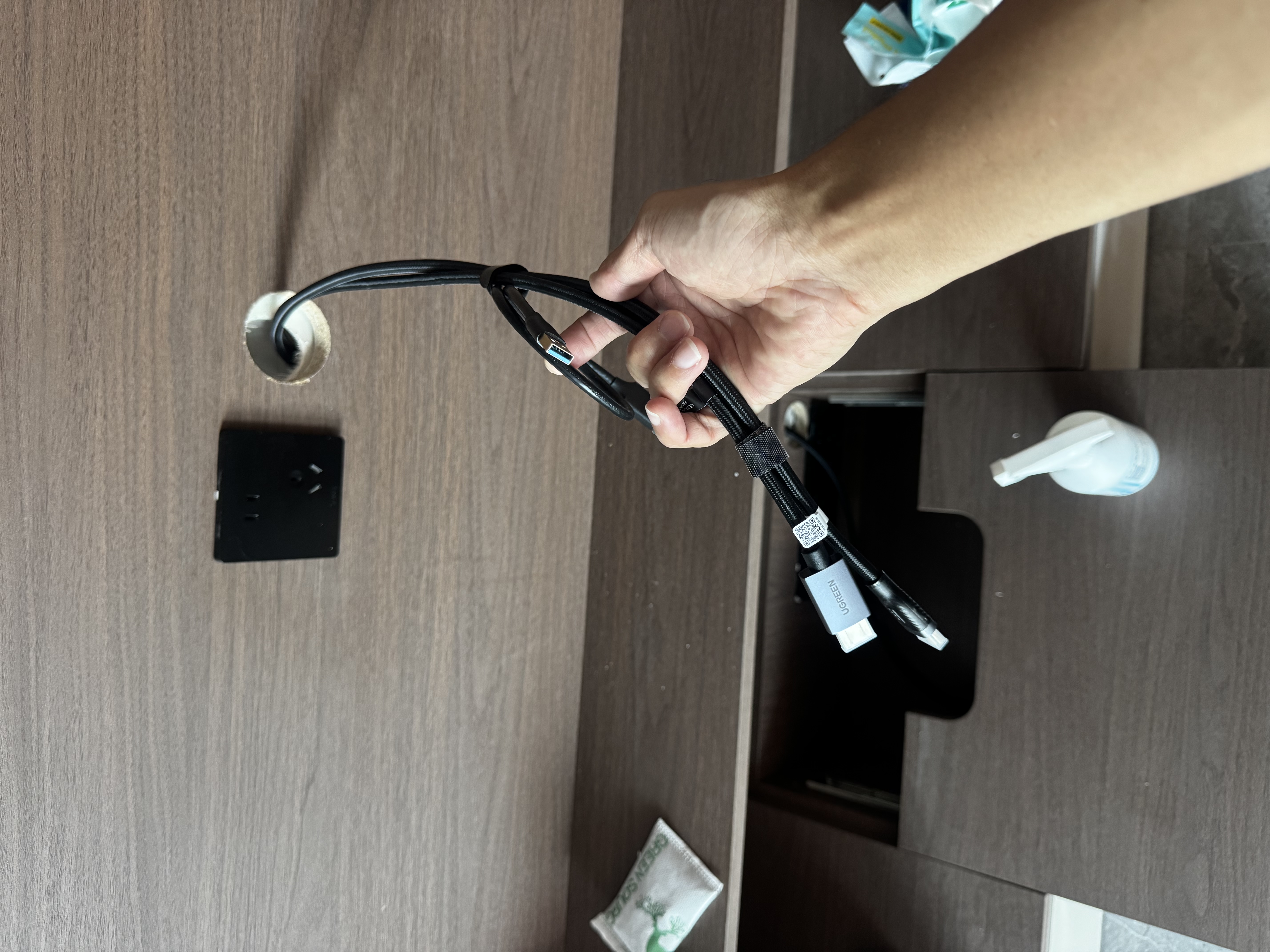 绿联USB3.0延长线公对母数据连接线电视电脑主机硬盘U盘鼠标键盘打印机扩展线加长转接线0.5米 30125 实拍图