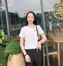 晨芙雪纺衬衫女夏季短袖时尚斜V领职业商务珠宝美容院前台接待工作服 单件香槟色衬衫 XL 建议110-120斤 实拍图