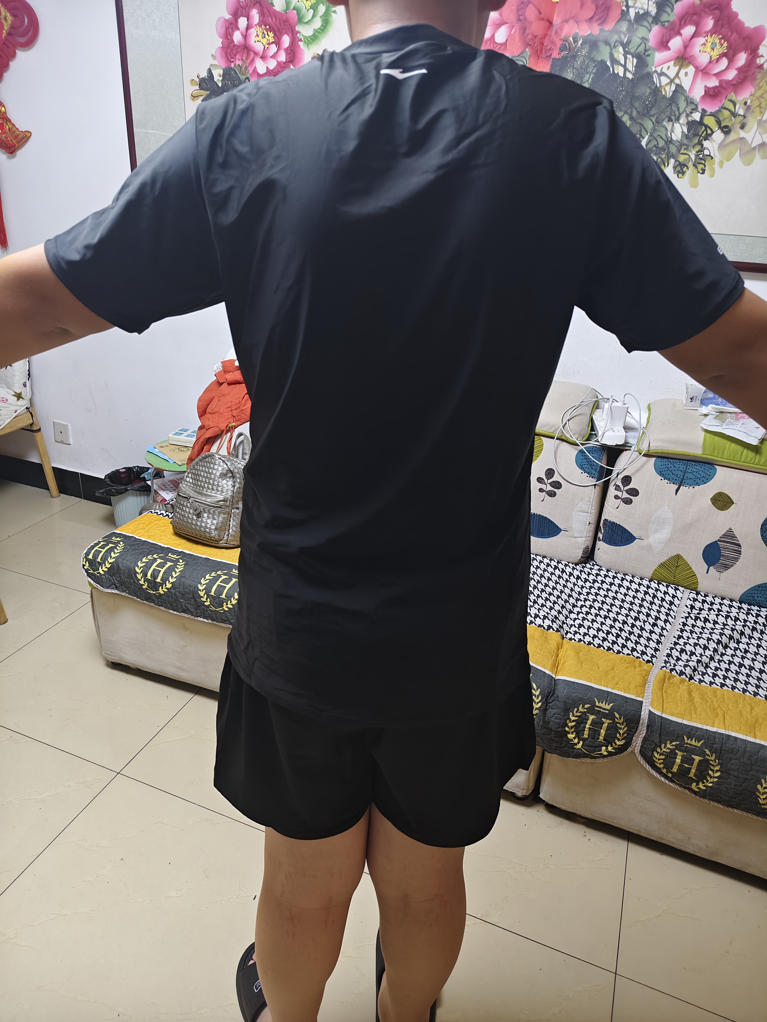 鸿星尔克（ERKE）泳衣男分体两件套大码防尴尬游泳裤专业游泳装备泡温泉男士泳衣 实拍图