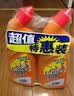 威猛先生（Mr Muscle）免刷洗 洁厕灵600g*2瓶 馥郁繁花 强效洁厕剂 厕所马桶清洁剂 实拍图