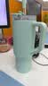 小米吸管保温杯 1L 青柠绿 316L 不锈钢学生大容量冰霸水杯 实拍图