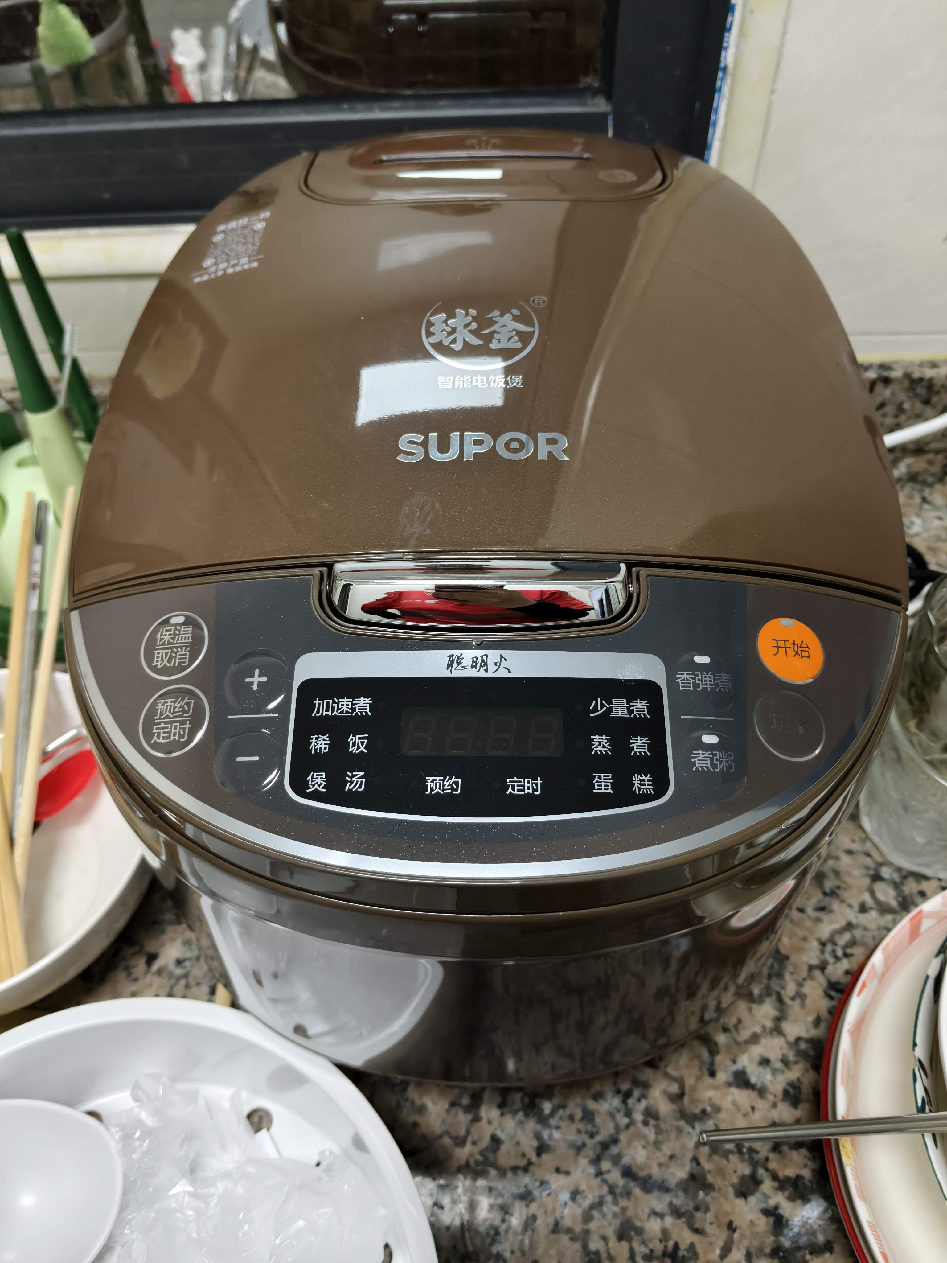 苏泊尔【热销10万+】电饭煲5L电饭锅家用大容量4-5人球釜内胆智能预约多功能煮饭锅微压5-8煲汤做蛋糕3-4 香槟色【一键香弹煮】大容量 5L 实拍图