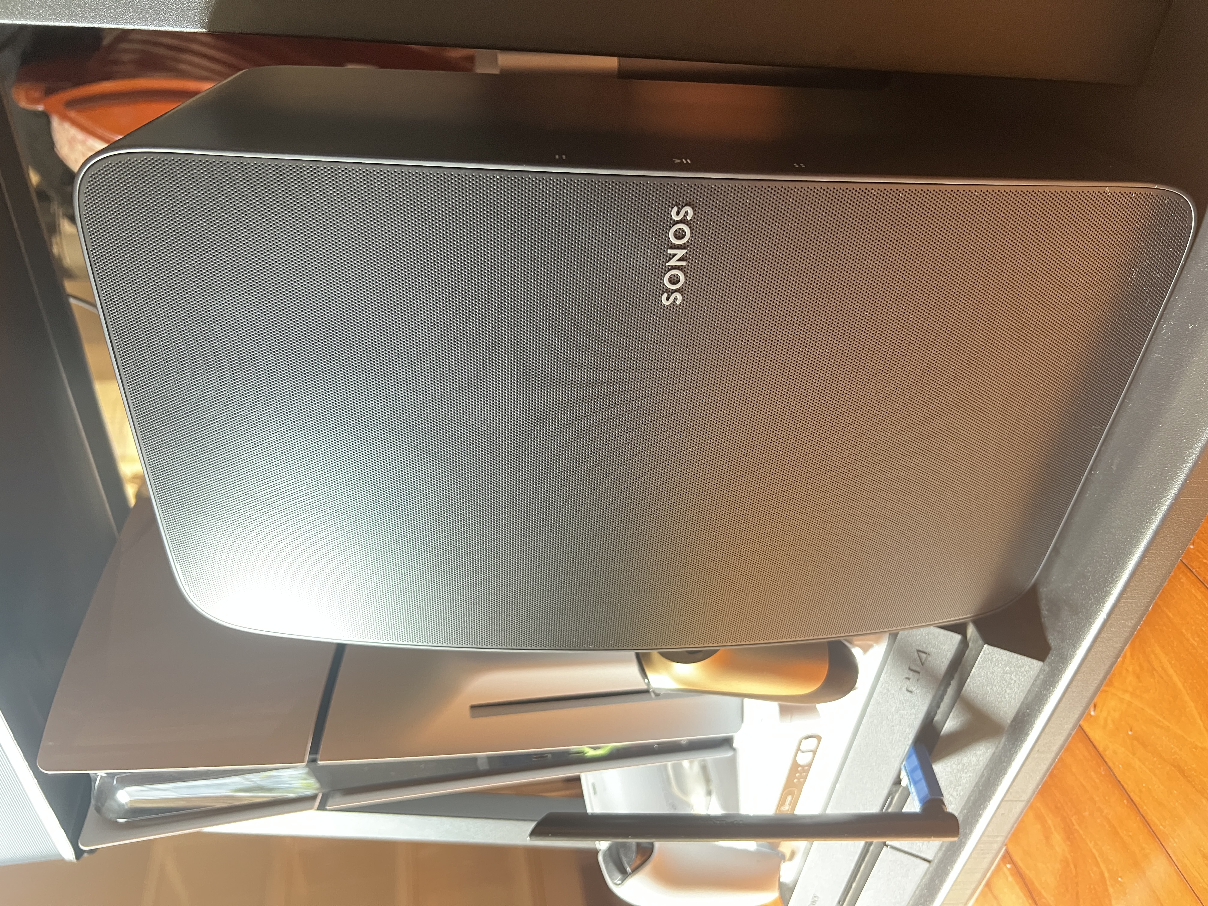 SONOS Five有源音箱WiFi无线HiFi音响可直连唱机家庭影院 环绕可组合 家用书架客厅桌面 黑 实拍图