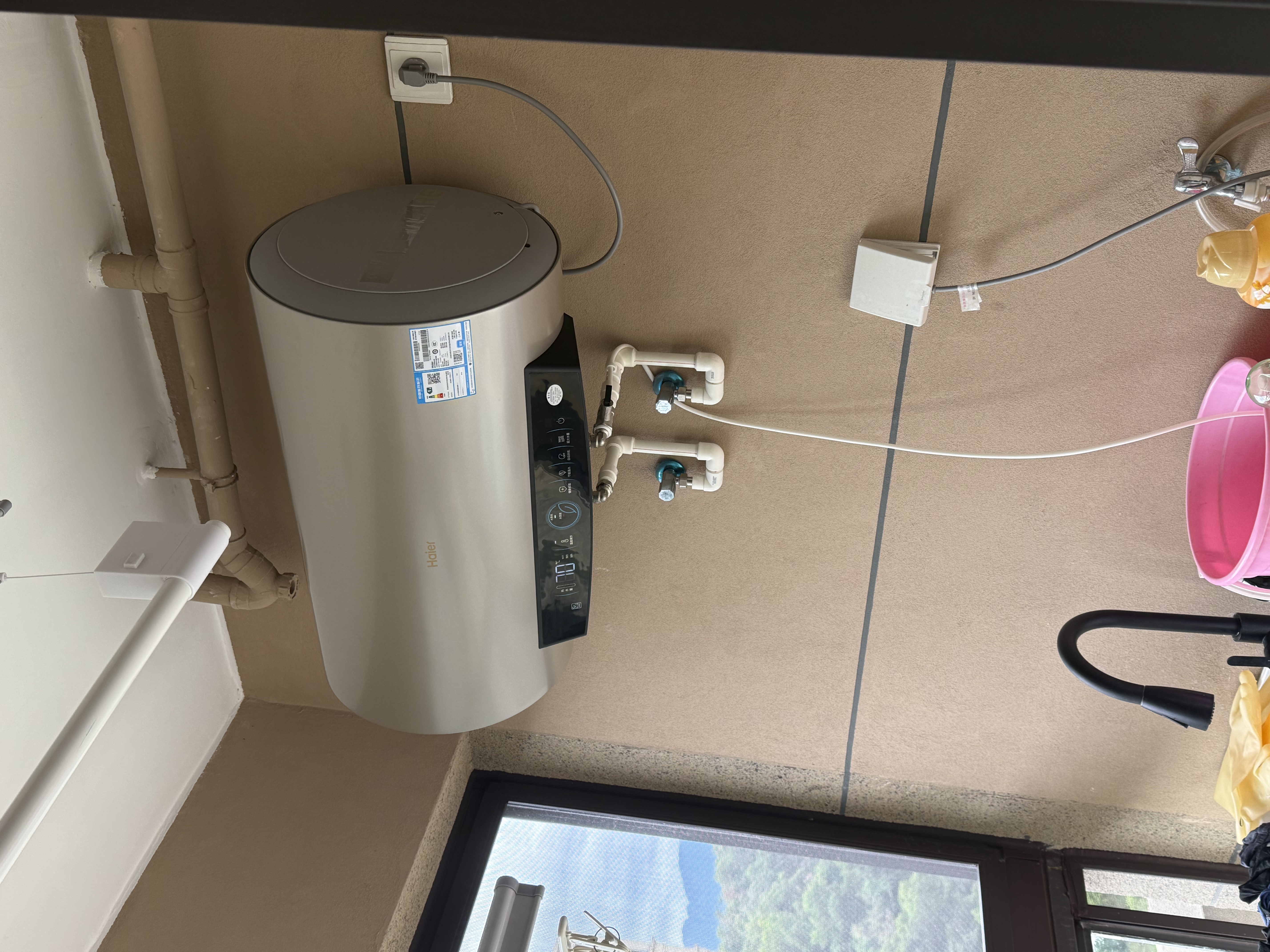 海尔国家补贴电热水器60升 PD3 金刚无缝胆免换镁棒一级能效省电储水式大水量家用京东自营上门安装 实拍图