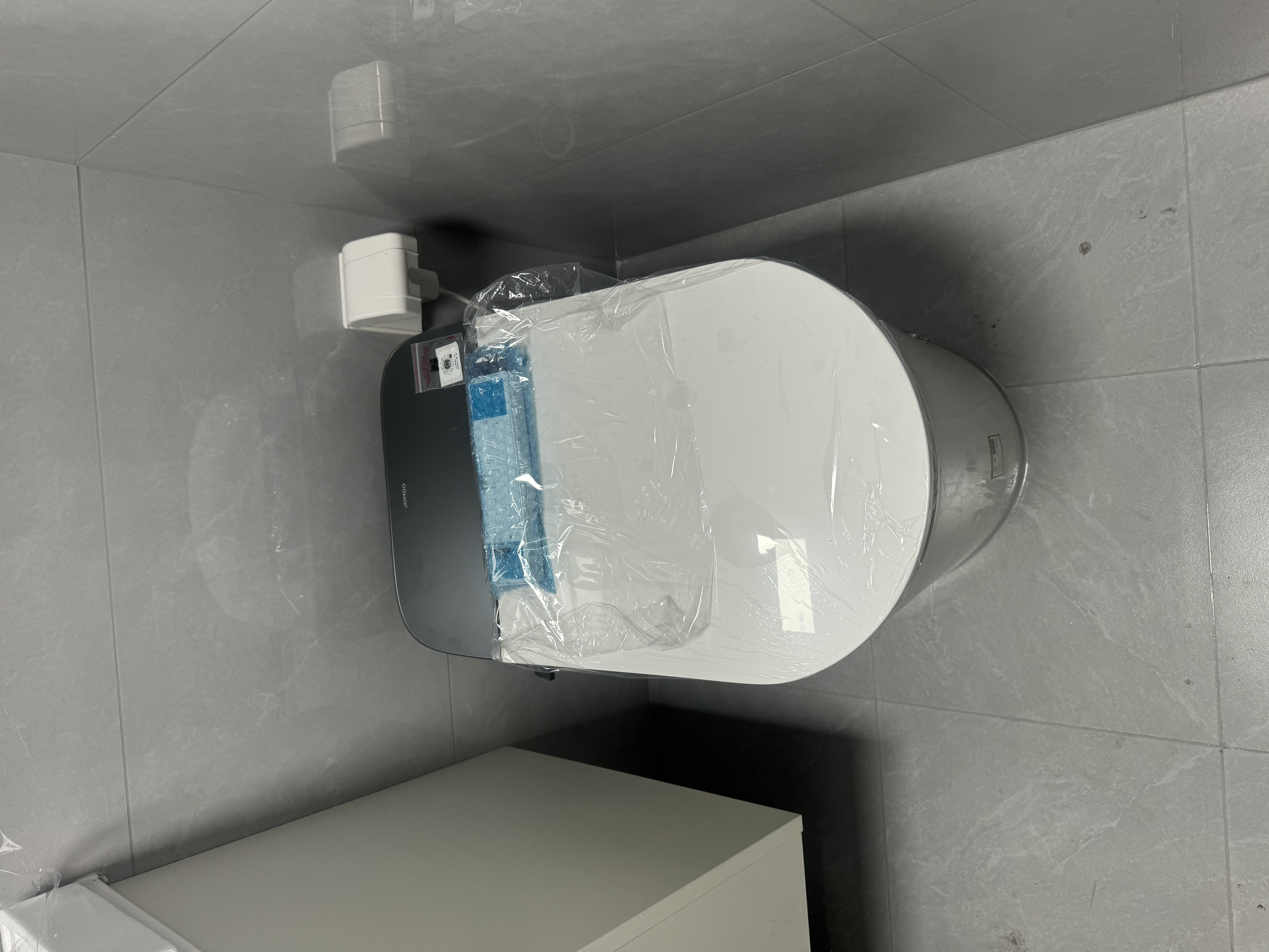 九牧（JOMOO）净界智能马桶S8家用马桶感应翻盖圈除臭除菌坐便器定制水洗烘干 【净界Ultra-ZS860】香氛焕香+移动烘干 坑距是290-390选305 实拍图