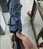 天堂伞 全自动雨伞三折 10骨加固一键开收易甩干简约商务自动伞 藏青 实拍图