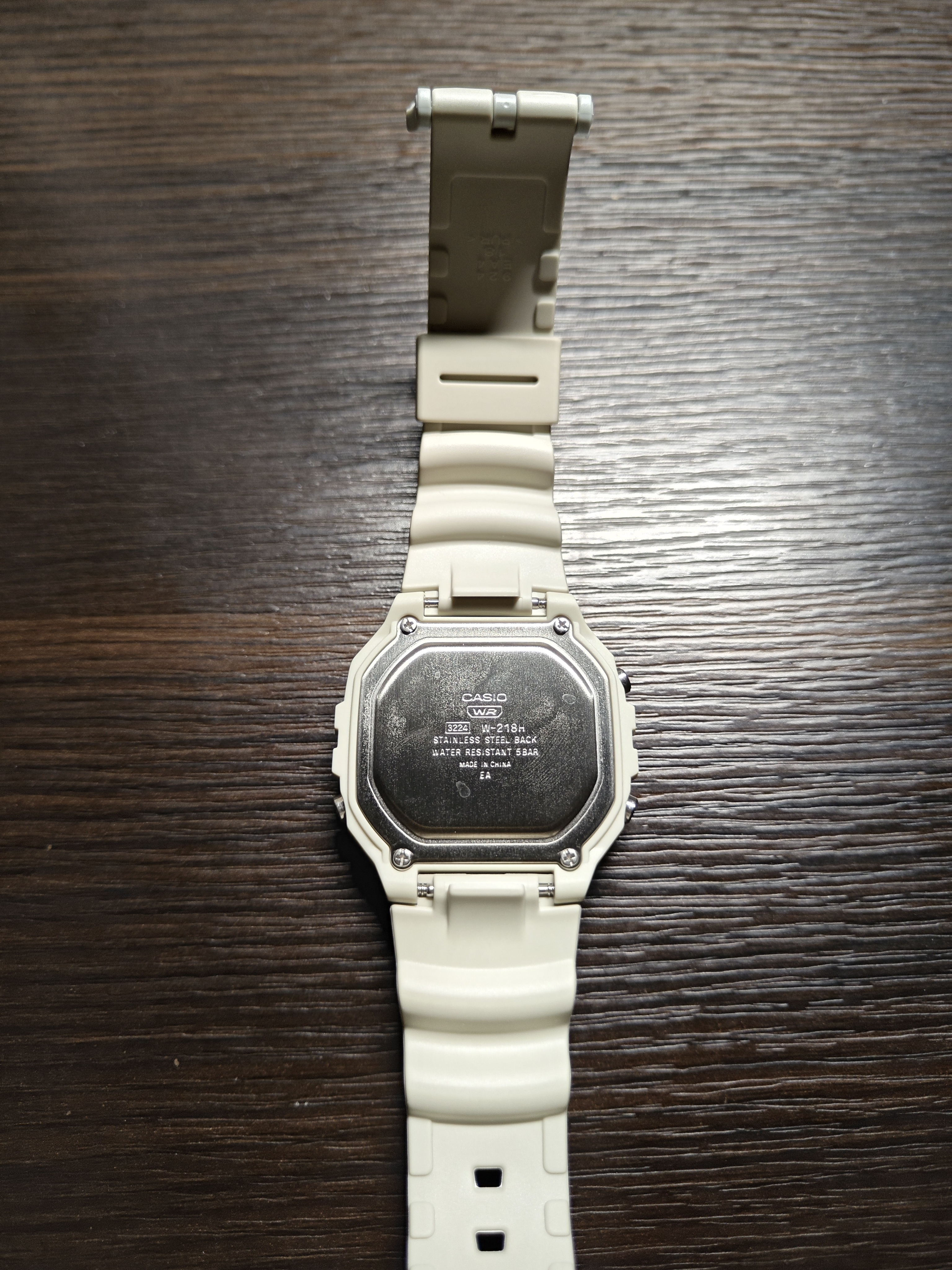 卡西欧（CASIO）手表男复古小方块运动防水学生男女f91w系列手表W-218HC-8A 实拍图