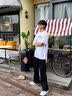 举风怪兽实验室柳叶弯刀牛仔裤男款胖子大码腿粗屁股大直筒微喇叭裤子 黑色 【高品质】 4XL 建议180-200斤收藏加购优先 实拍图