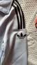 adidas复古风针织休闲运动立领夹克早秋外套卫衣女阿迪达斯三叶草   淡蓝色/黑色（推荐选大一码）   XL 实拍图