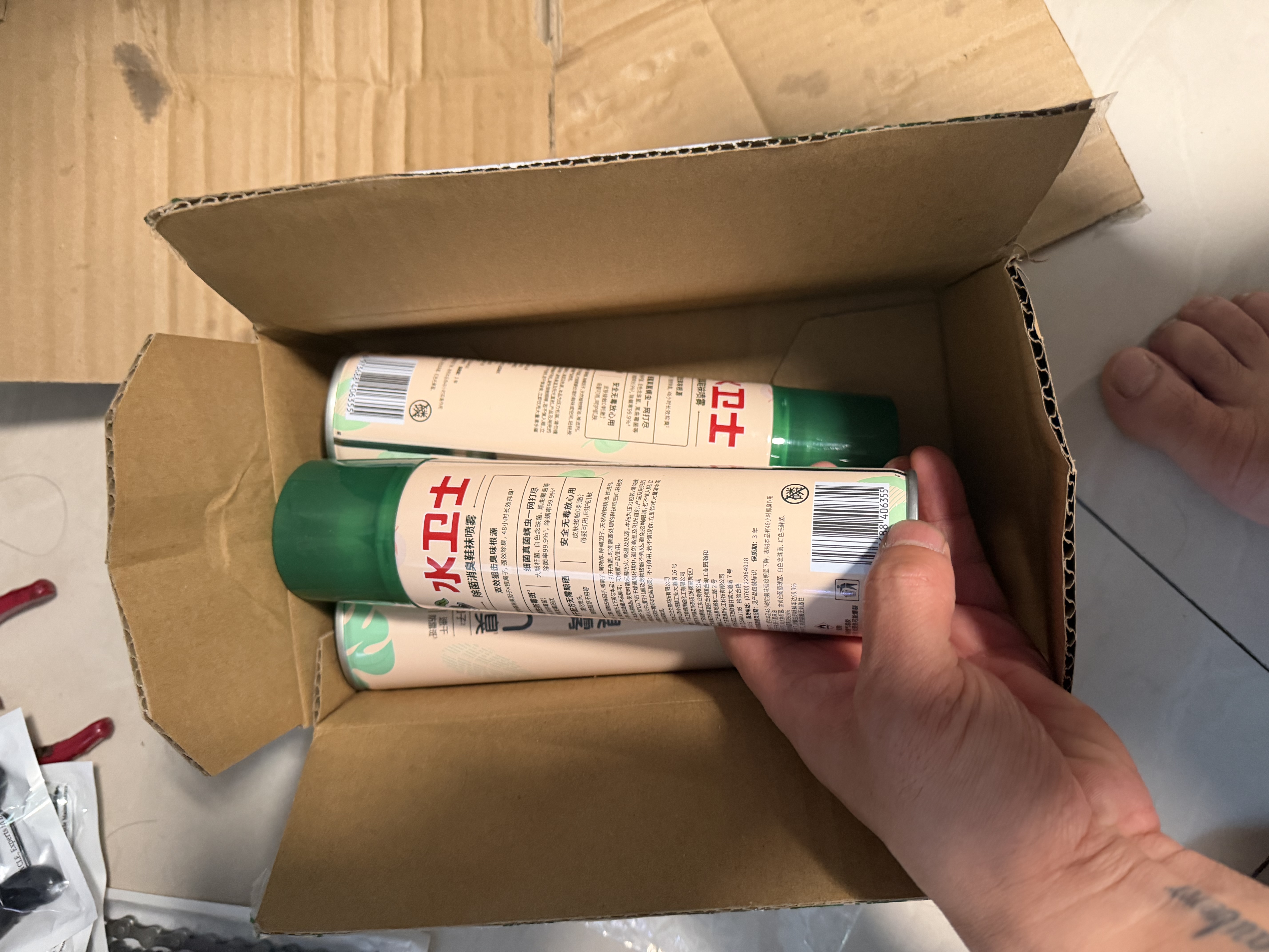 水卫士鞋子除臭杀菌喷雾220ml*3瓶鞋袜除臭剂杀菌防脚臭脚气 实拍图