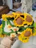 爱夕向日葵花束毯子女生日礼物女士永生花伴手礼物送老师长辈 实拍图
