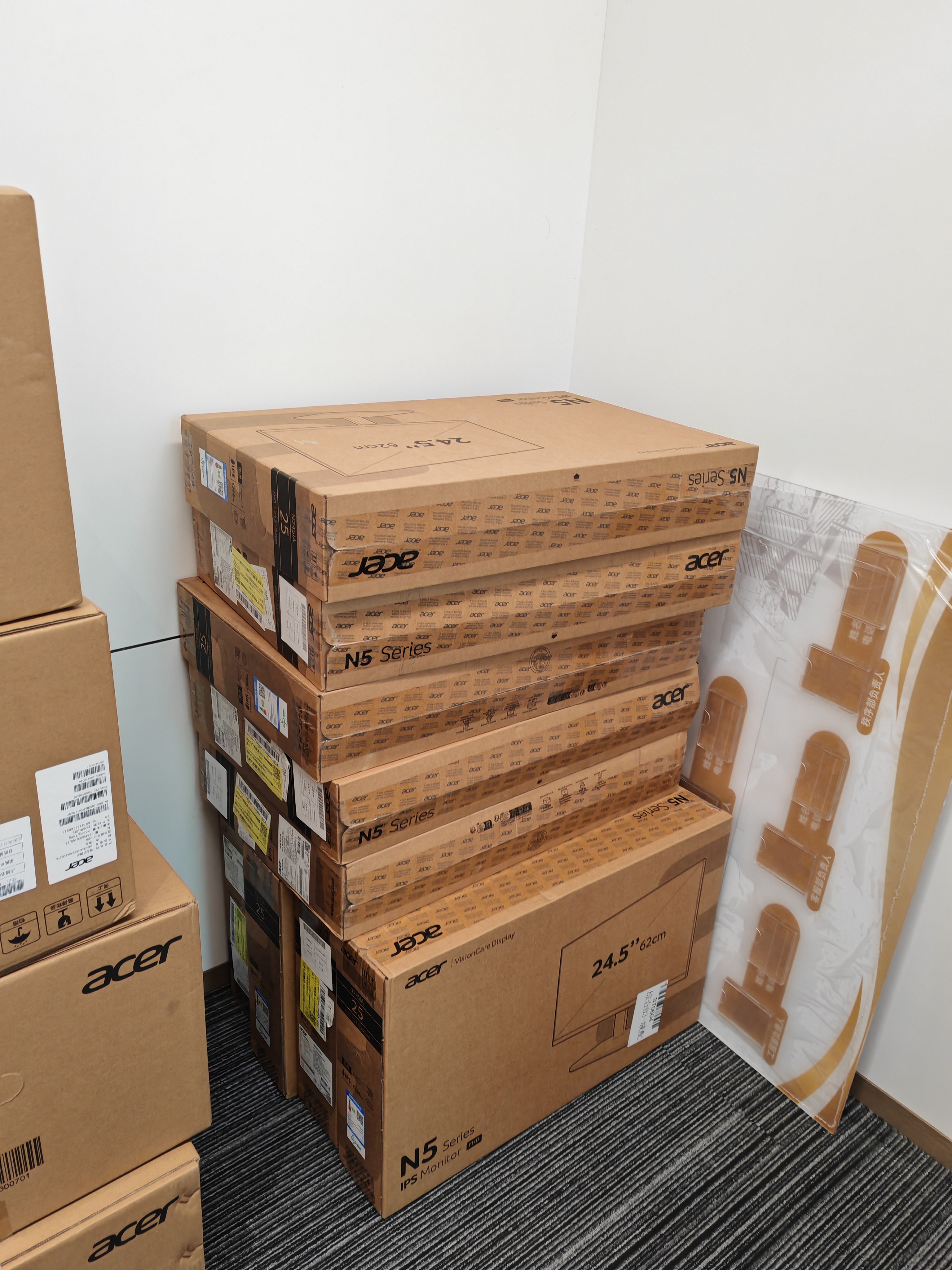 宏碁（acer）暗影骑士·崭电脑台式机办公商用主机（14代酷睿i5-14450HX 16G 1T SSD）24.5英寸 实拍图