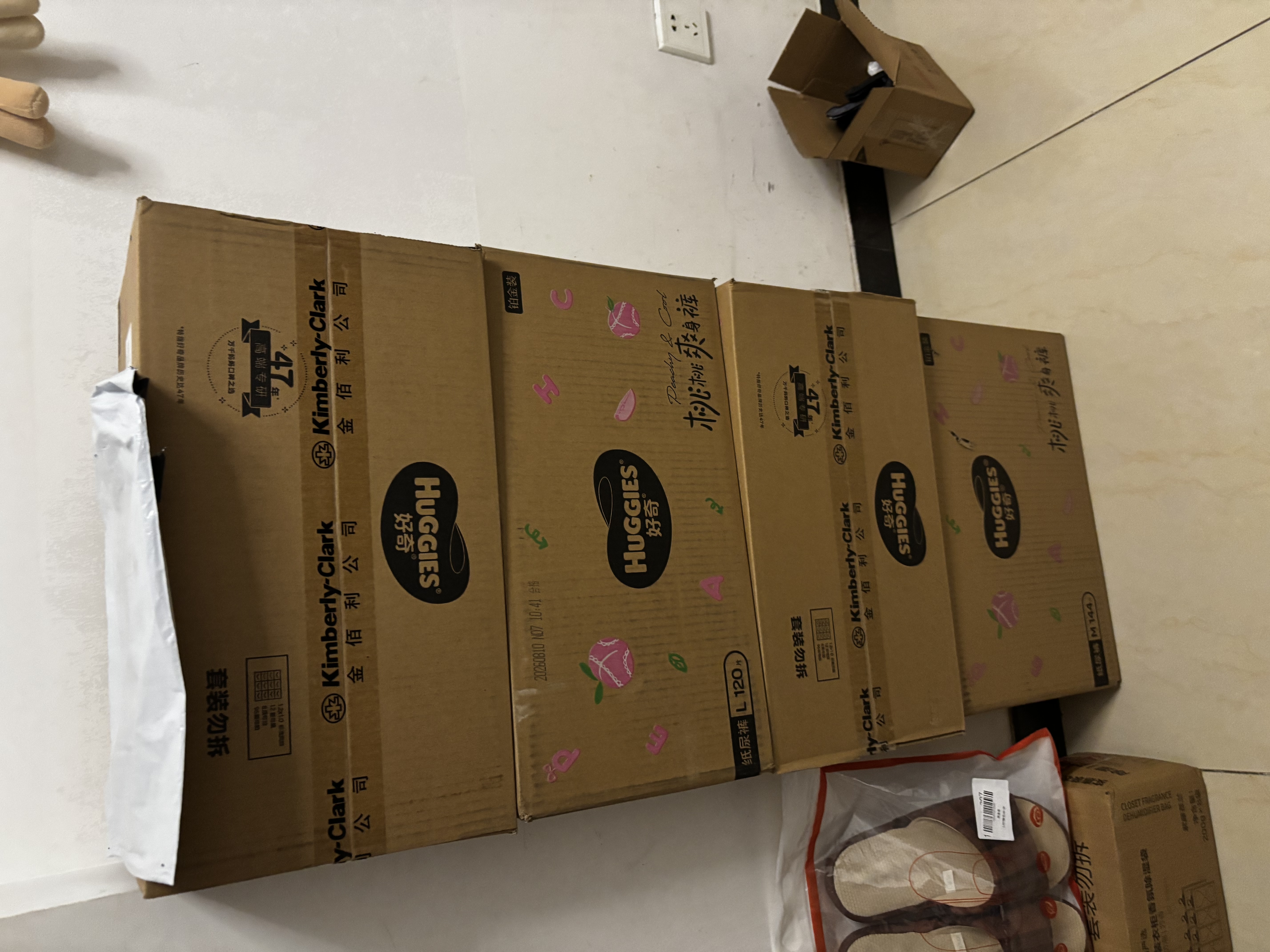 好奇（Huggies）铂金装小桃裤纸尿裤L120片(9-14kg)大号尿不湿【散热口碑王】 实拍图