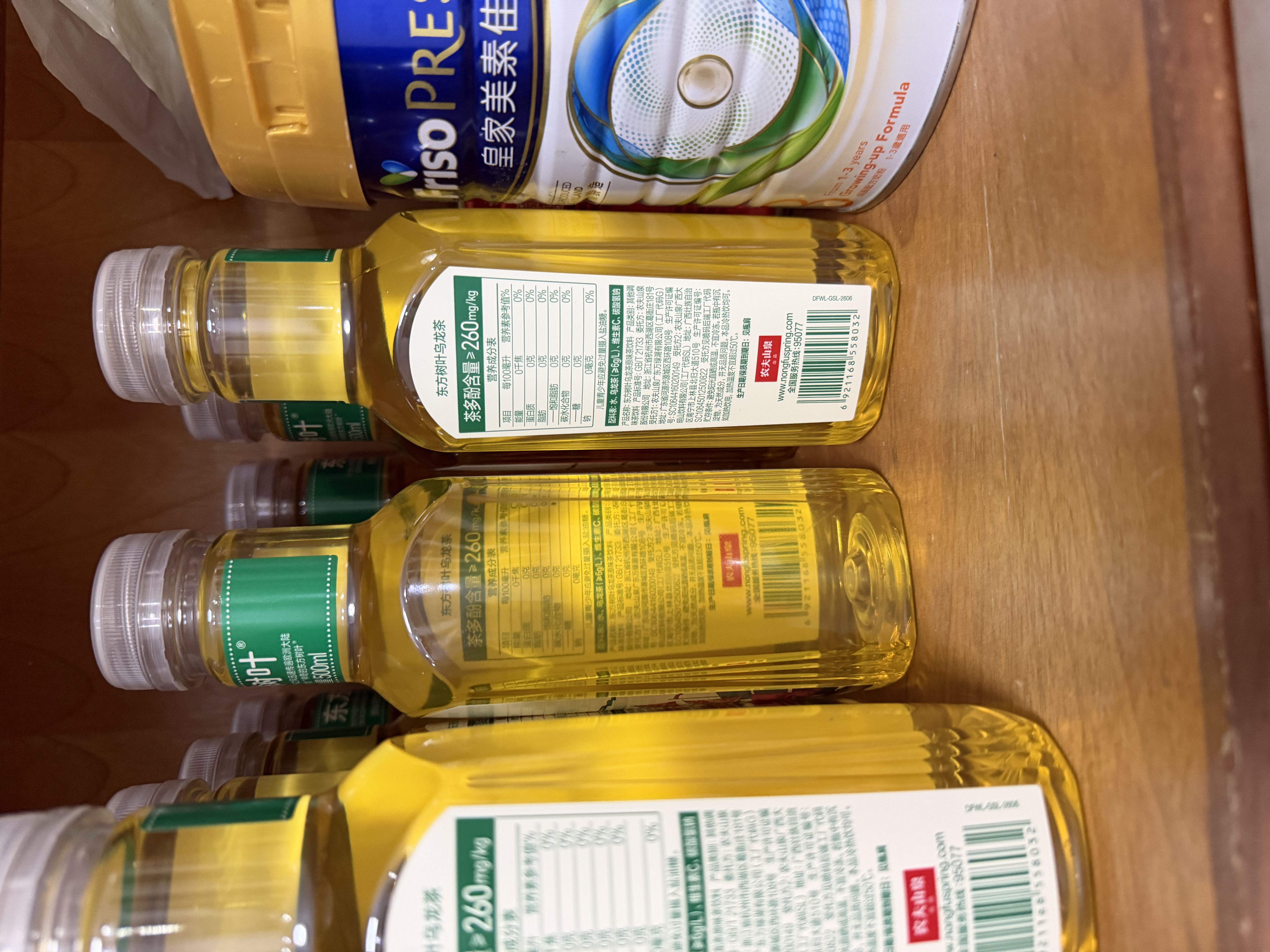 农夫山泉东方树叶乌龙茶500ml*15瓶无糖茶饮料0糖0脂0卡整箱装饮品 实拍图