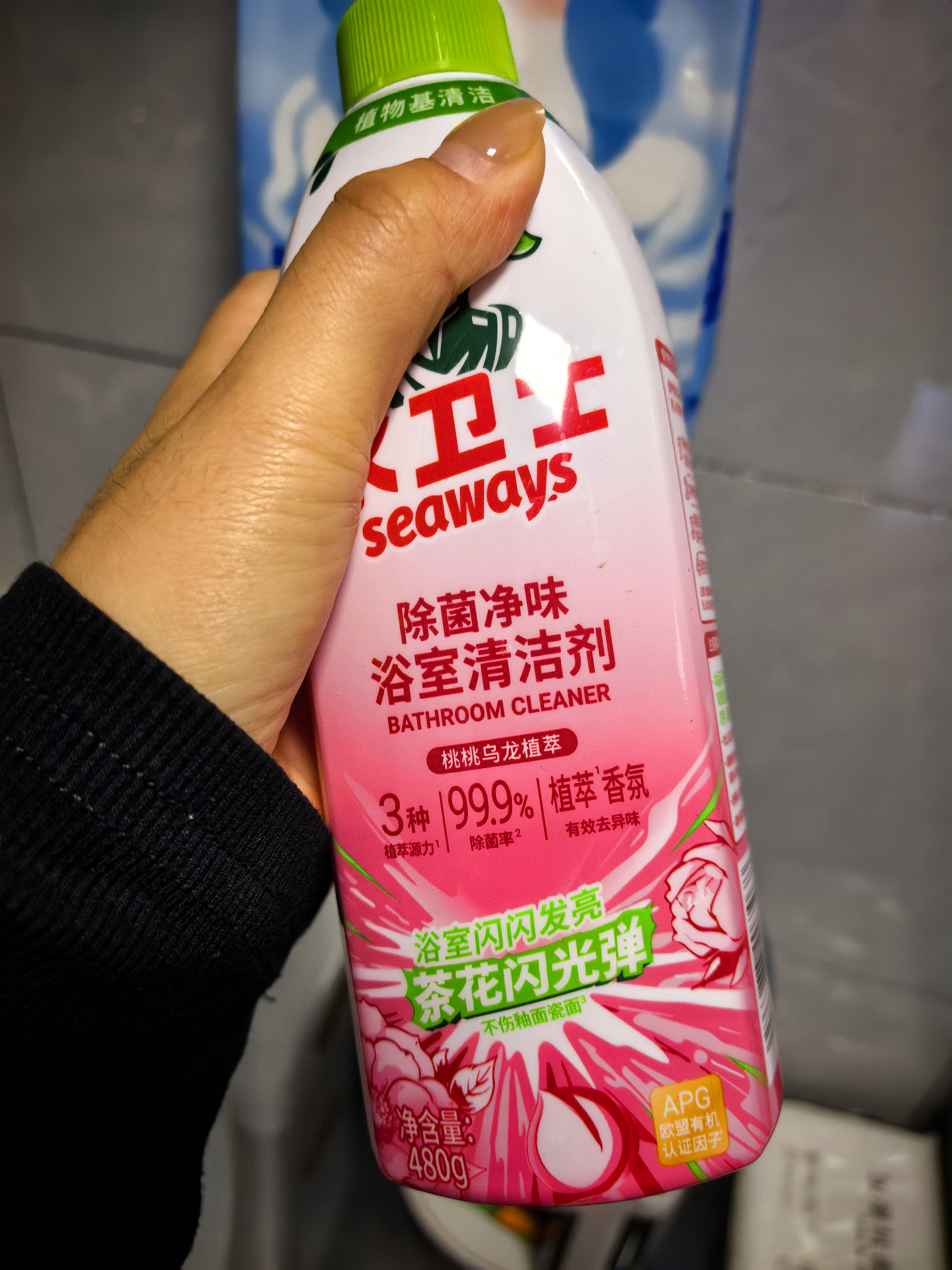 水卫士除菌净味浴室清洁剂480g*3瓶卫生间瓷砖厕所马桶玻璃清洗剂 实拍图