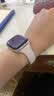 码仕适用苹果手表表带apple watch/ultra4/3/iwatch s12/11/10/9/8/7/6/SE女士硅胶亲肤小蛮腰秋冬腕带 实拍图