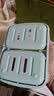 茶花肥皂盒香皂架子皂碟香皂盒子双格沥水香皂盒子蓝色1只装浴室专用带沥水槽防溅设计 实拍图