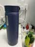 飞利浦 (PHILIPS)烧水杯便携式烧水壶电热水杯恒温壶泡奶杯加热水杯旅行烧水壶电热水壶保温杯加热杯三代 0.42L 全新升级【恒温】烧水杯 深蓝色 实拍图