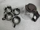 【京东物流】茶壶套装整套茶具大容量玻璃茶杯带滤网耐高温泡茶具 1000ML一壶+四杯套装【无茶盘】 实拍图