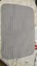艾薇 A类夹棉枕套枕芯隔离层家用防头油隔脏枕头套48x74cm一只 无印灰 实拍图