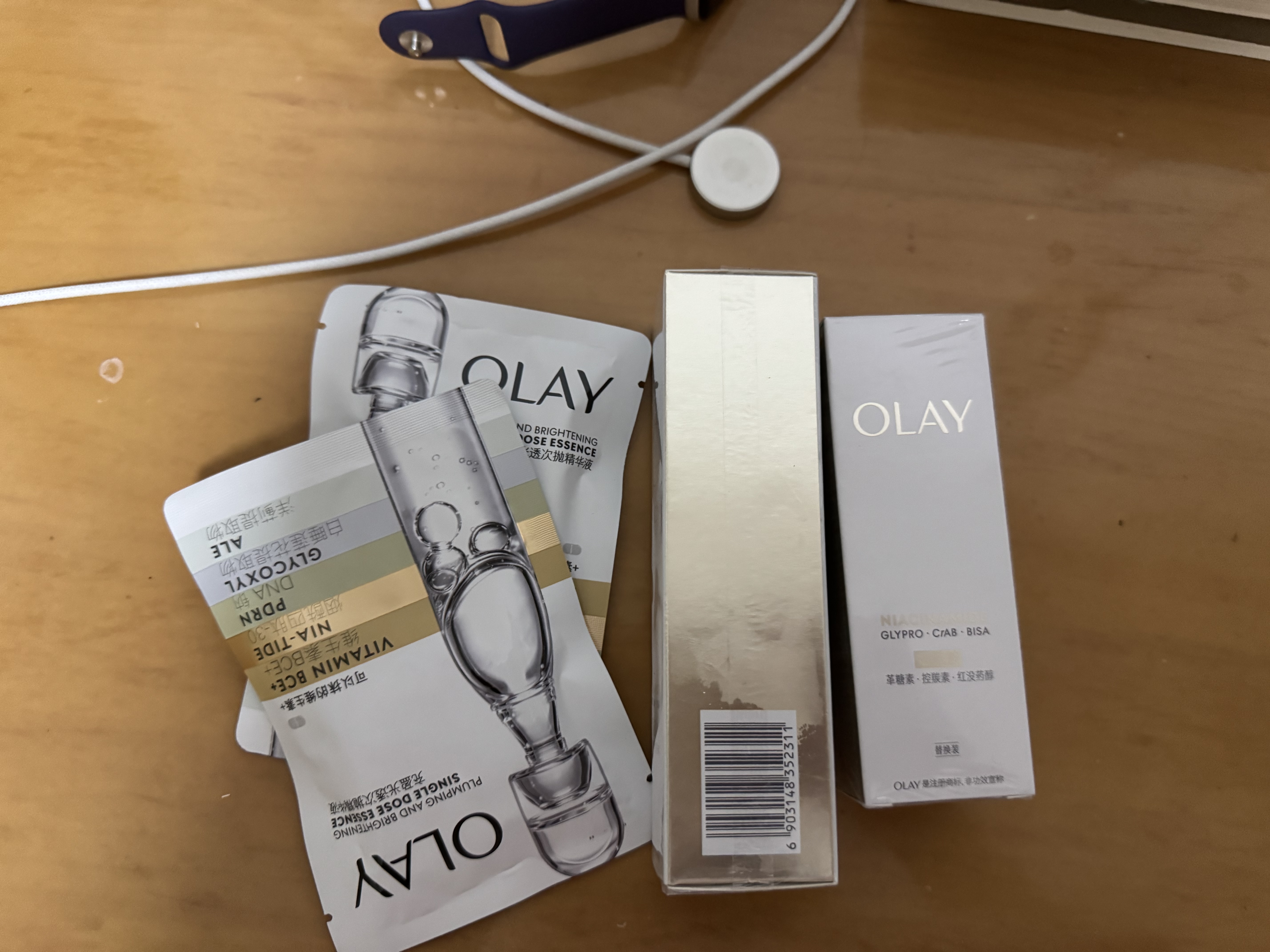玉兰油（OLAY）全新水光小白瓶50ml美白精华液抗糖提亮护肤品生日礼物女姜乘澜 实拍图