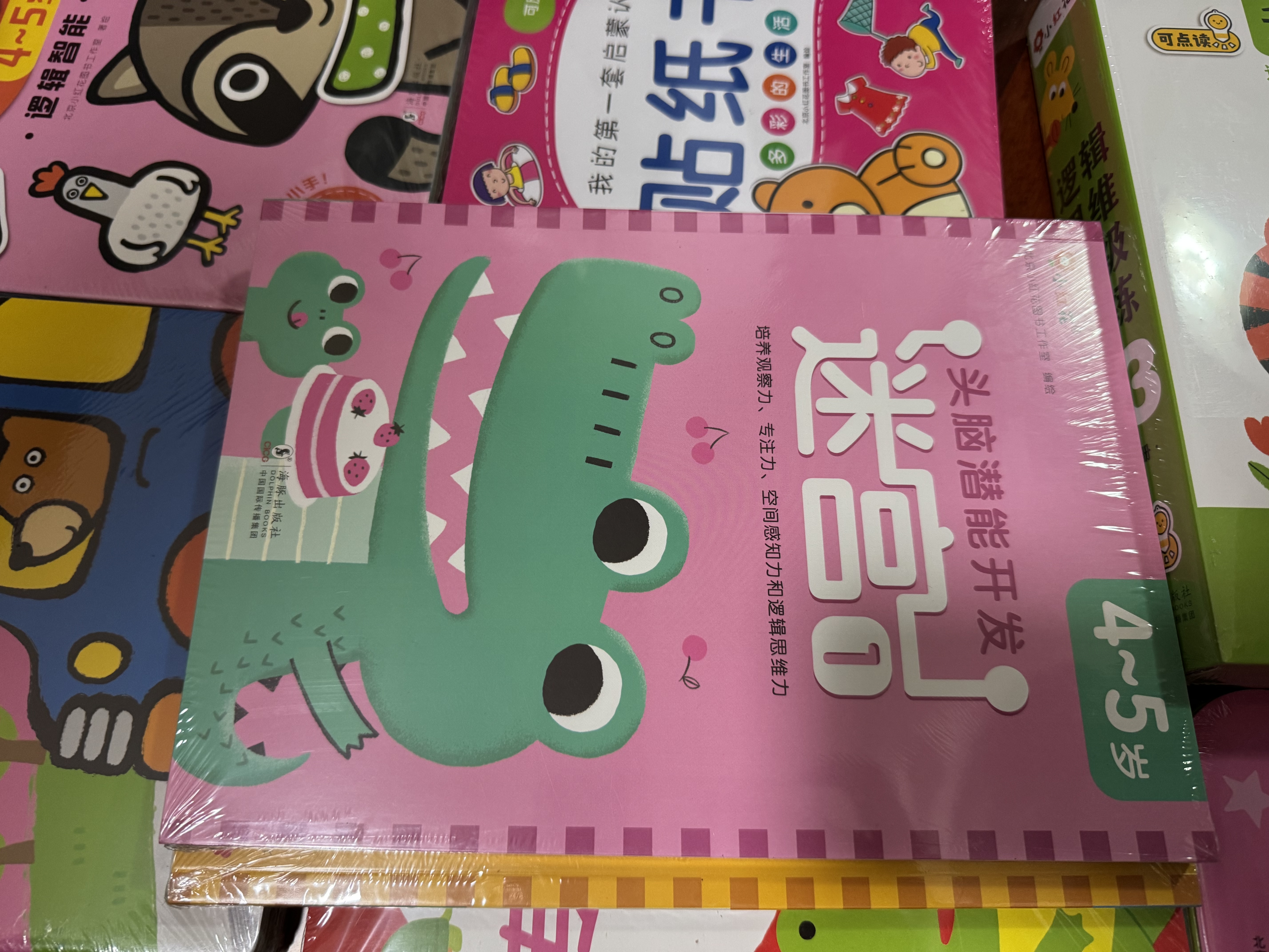 小红花头脑潜能开发迷宫4-5岁（全2册）迷宫书3-6岁全脑思维走迷宫训练书儿童趣味找不同专注力迷宫智力开发连线数字书幼小衔接教材全套启蒙认知早教宝宝书本幼儿园绘本省钱卡 实拍图