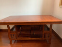 古艺匠人红木家具非洲花梨（学名：刺猬紫檀）茶桌 新中式实木茶桌椅组合茶台功夫茶几 单张宝鼎茶桌 实拍图