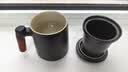 京东京造茶杯便携式黑陶茶泡茶壶茶杯功夫茶具办公杯随身茶壶容量400ml 实拍图