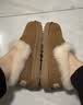 UGG【双11抢先购】秋季女士茸茸毛鞋领厚底休闲懒人毛毛鞋 1166733 CHE | 栗色 37 鞋款偏小，建议拍大一码 实拍图