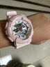 卡西欧（CASIO）送女友礼物女生学生运动电子表BABY-G智能防水防震潮流新年礼物 BA-110XGA-7A1奶油白 实拍图