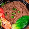 云山半0脂肪黑全麦荞麦半干面条鲜面低脂粗粮杂拌挂面水煮代餐面400g 实拍图
