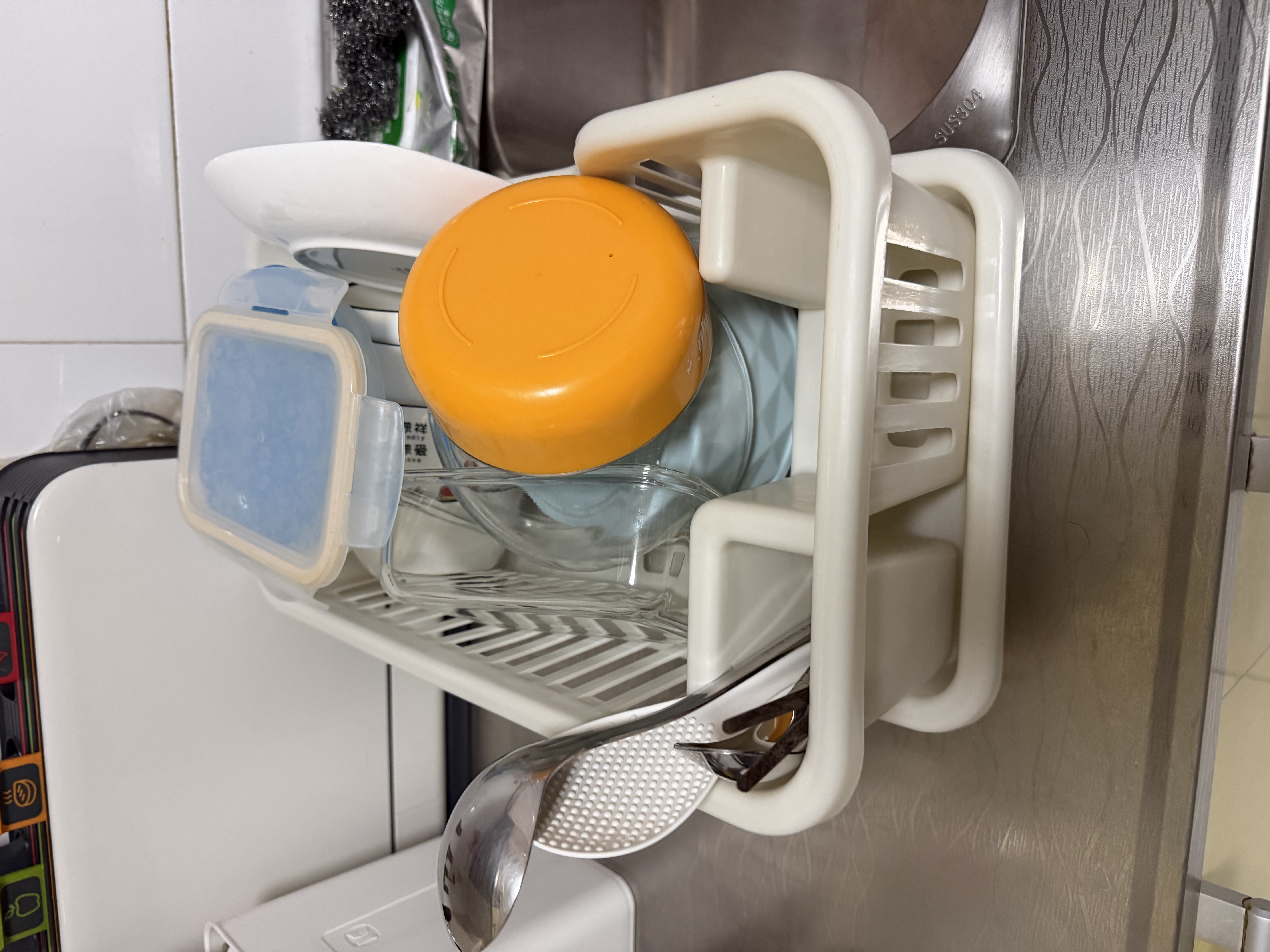 加度厨房餐具日式沥水架碗碟沥水置物架家用碗筷收纳盒沥水碗架篮 实拍图