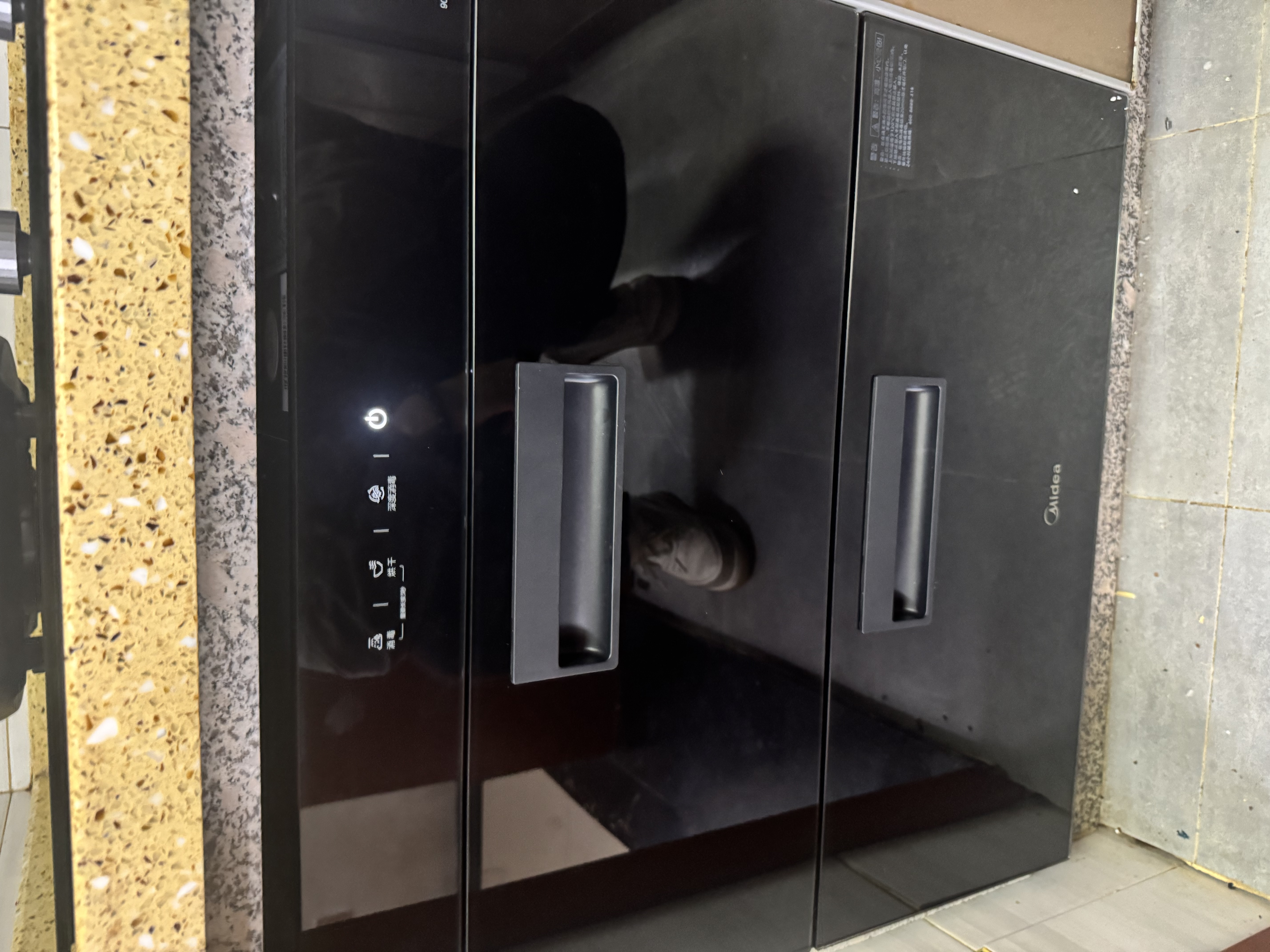 美的（Midea）【新国标二星】暖阳系列消毒柜 105L嵌入式消毒碗柜 双层大容量 紫外红外双重消杀 90Q15S Max 实拍图