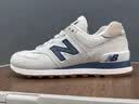 NEW BALANCE秋冬男女同款复古灰色耐磨轻便运动休闲鞋574系列ML574LGI 43 实拍图