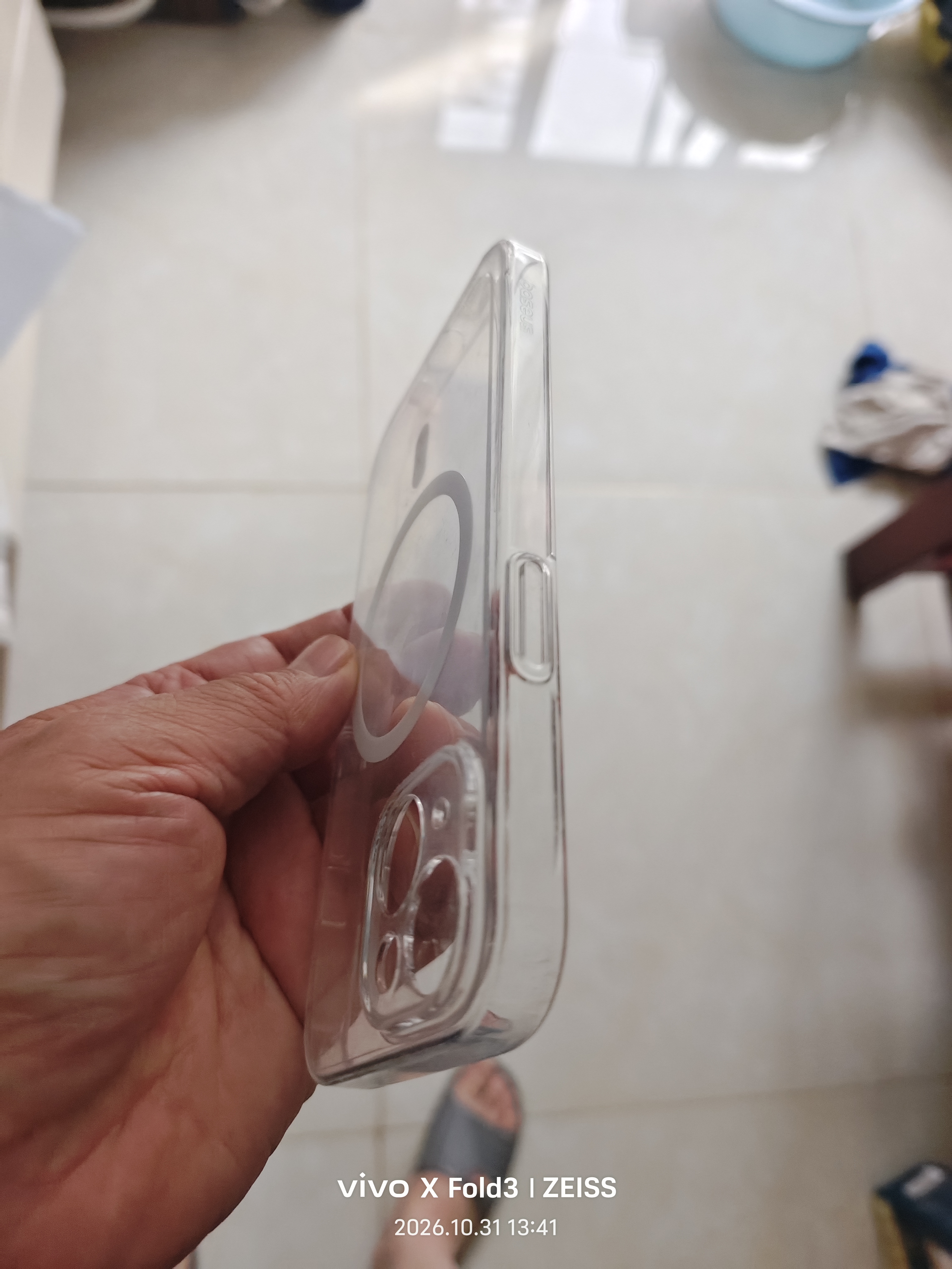 倍思【冰透磁吸|散热快】适用iphone17手机壳苹果17保护套磁吸镜头全包透明气囊防摔 实拍图