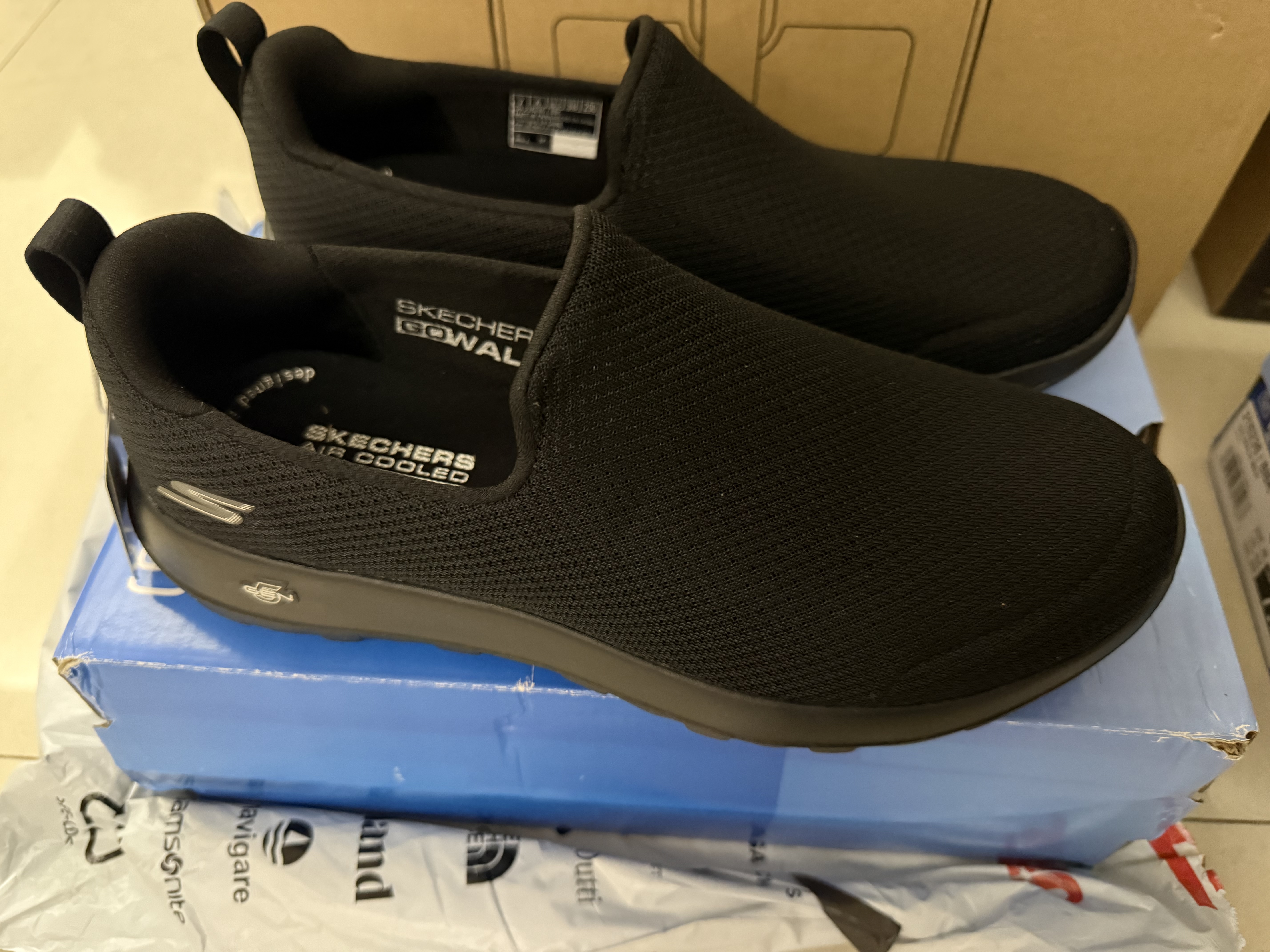 斯凯奇（Skechers）健步鞋男鞋轻便缓震舒适懒人鞋舒适休闲鞋通勤鞋工作鞋 实拍图