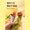 悦味纪 四色烫面春饼350g*4包 共40张 紫薯菠菜南瓜 卷饼 早餐半成品 实拍图