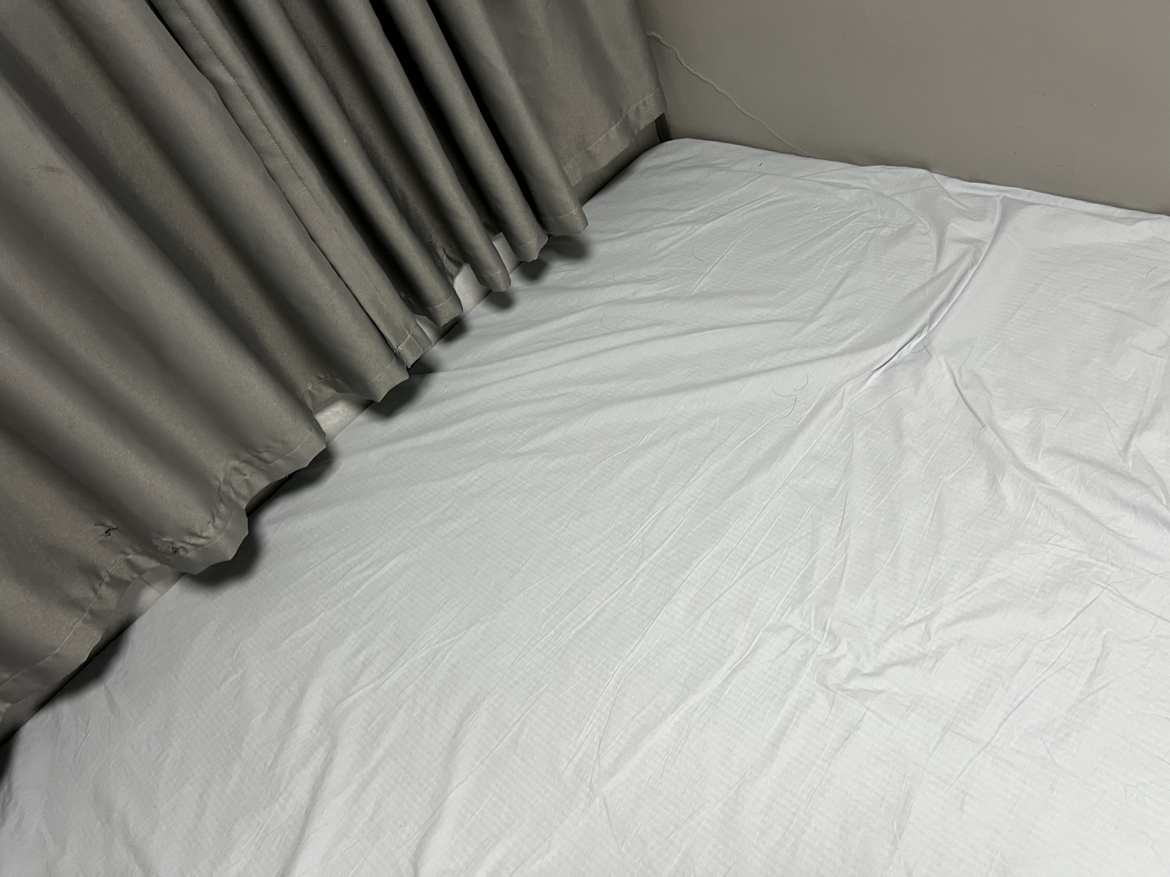 无印良品家纺A类全棉床单单件 被单双人纯棉床罩 艾利蓝230*245cm 实拍图