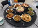 美的（Midea）暖菜板带火锅加热菜板 饭菜保温板2000w电陶炉家用多功能餐桌转盘自动旋转热牛奶双11特惠HBT100YH 实拍图